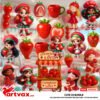 Strawberry Girl PNG Bundle
