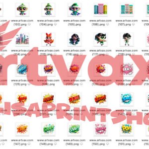 Powerpuff Girls PNG Bundle