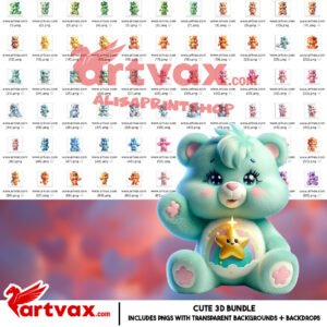 Care Bears Clipart Bundle