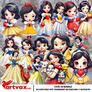 Snow White PNG Bundle