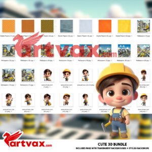 Construction Worker PNG Bundle