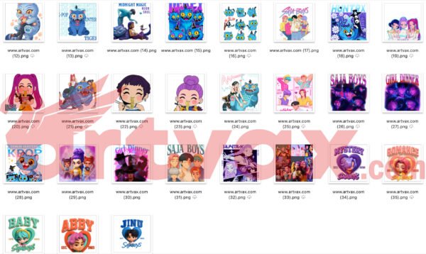 Kpop Demon Hunters Clipart