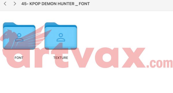 Kpop Demon Hunter Font