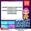 Kpop Demon Hunter Font
