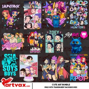 Kpop Clipart PNG Bundle