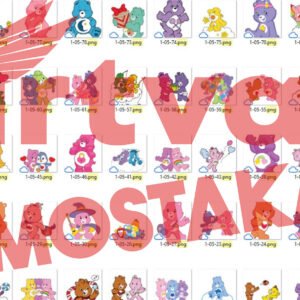 Care Bears PNG Clipart Bundle