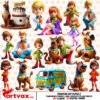 Scooby Doo Clipart Bundle