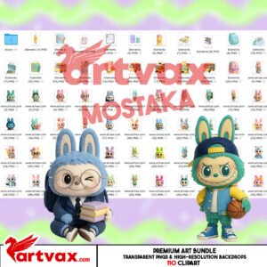 Labubu Back to School Clipart Bundle