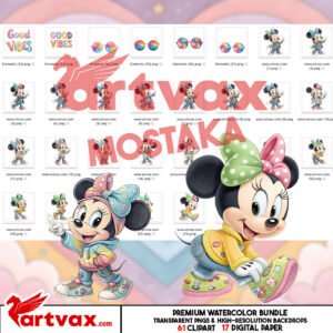 Hippie Minnie Clipart PNG