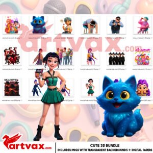 Kpop Huntrix PNG Bundle