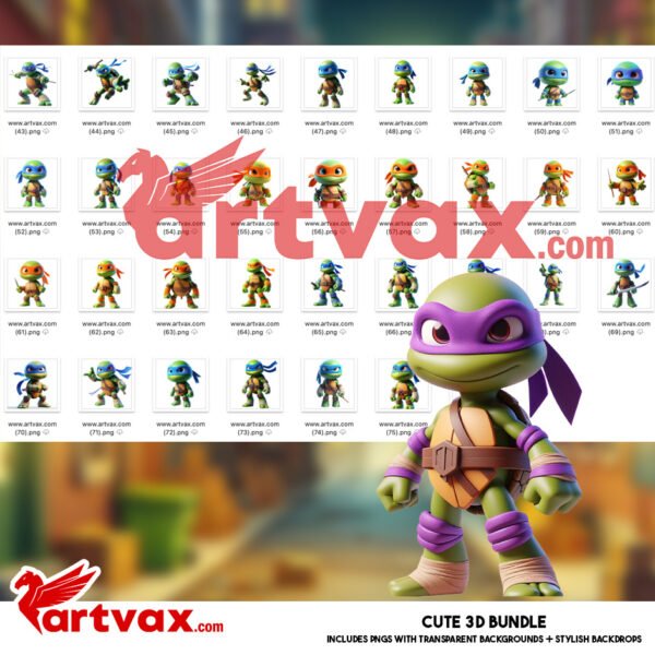 Ninja Turtles PNG Bundle