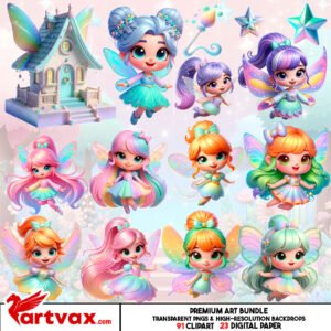 Fairy Clipart Bundle