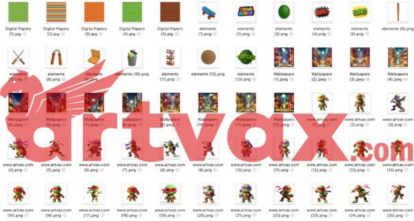 Ninja Turtles PNG Bundle
