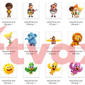 Mundo Bita 3D Clipart Bundle