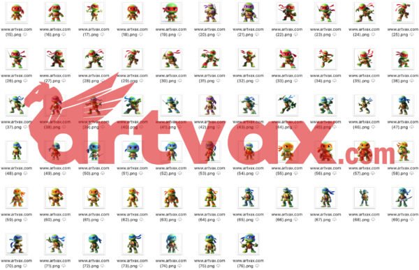 Ninja Turtles PNG Bundle