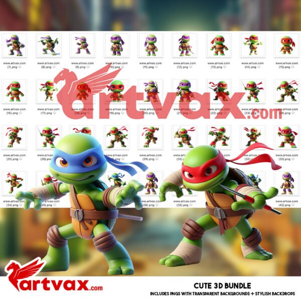 Ninja Turtles PNG Bundle