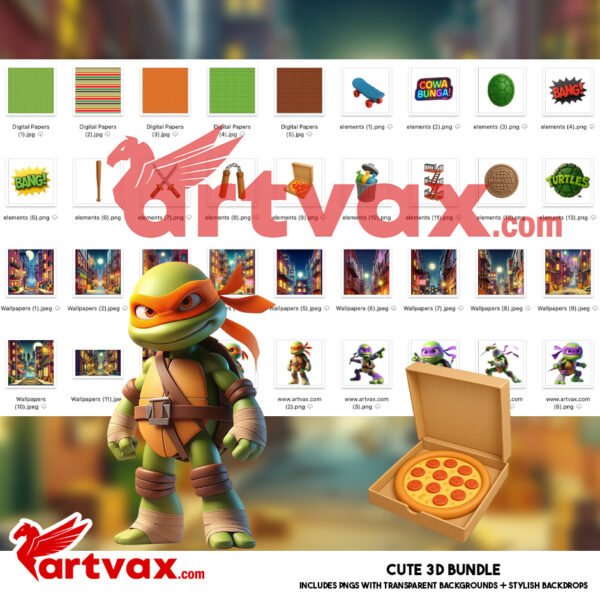 Ninja Turtles PNG Bundle