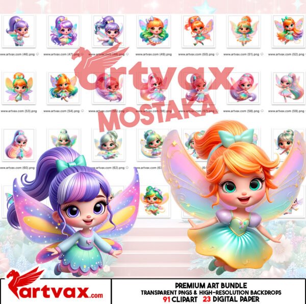Fairy Clipart Bundle