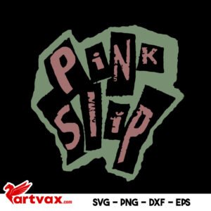 Pink Slip SVG, Disney Freaky Friday Pink Slip Rock Band Vintage Logo