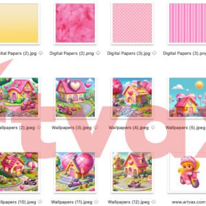 Penelope Charmosa Clipart Bundle