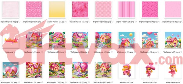 Penelope Charmosa Clipart Bundle