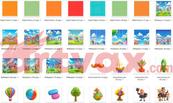 Mundo Bita 3D Clipart Bundle