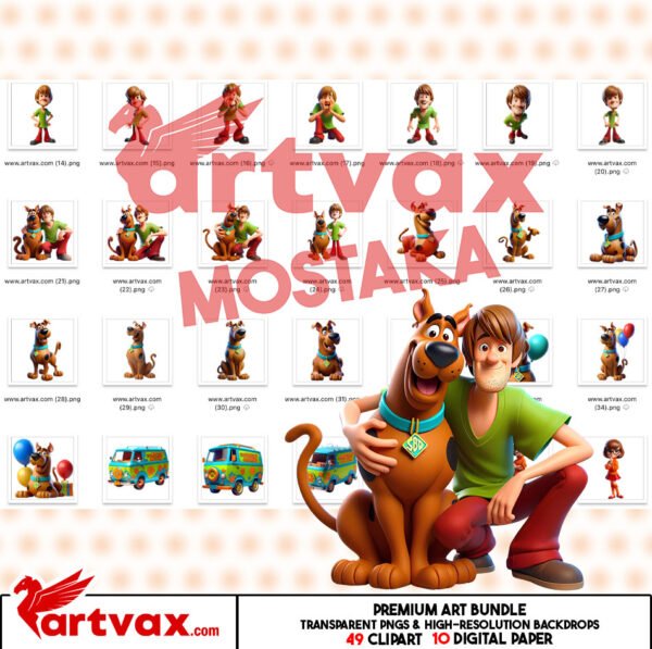 Scooby Doo Clipart Bundle
