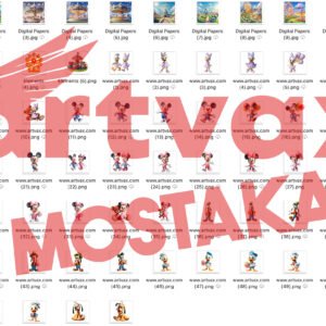 Mickey and Friends Clipart Bundle