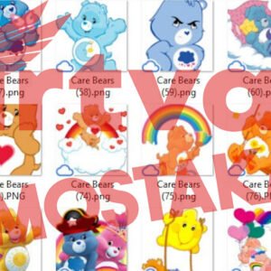 Care Bears PNG Clipart Bundle