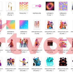 Kpop Huntrix PNG Bundle