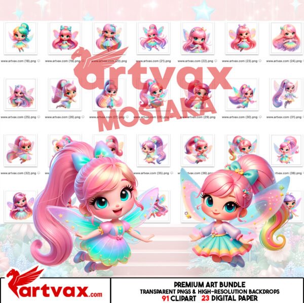 Fairy Clipart Bundle