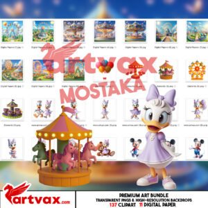 Mickey and Friends Clipart Bundle