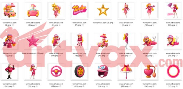 Penelope Charmosa Clipart Bundle
