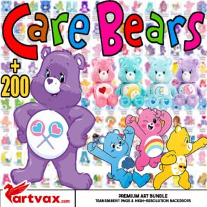 Care Bears PNG Clipart Bundle