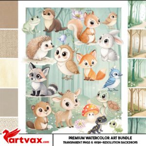 Woodland Forest Animals Clipart