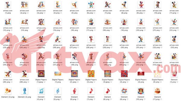 Disney Musical Clipart Bundle