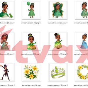 Princess and the Frog Clipart Bundle