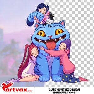 Huntrix Cute Tiger PNG