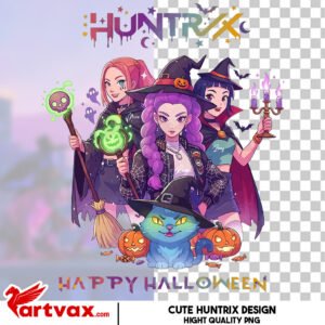 Huntrix Halloween PNG