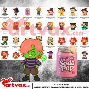 Kpop Halloween Clipart Bundle,