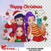 Huntrix Girls Christmas PNG