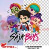 Huntrix Saja Boys Halloween PNG