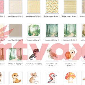 Woodland Forest Animals Clipart
