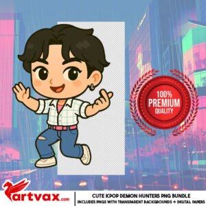 Kpop Demon Hunters Clipart Bundle