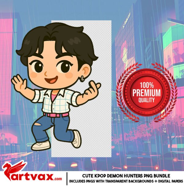 Kpop Demon Hunters Clipart Bundle