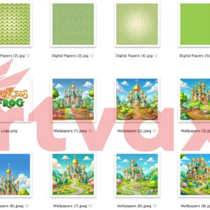 Princess and the Frog Clipart Bundle