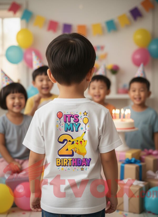 Pikachu Birthday PNG Bundle