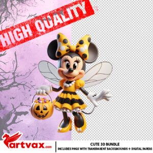 Mickey Halloween Clipart Bundle