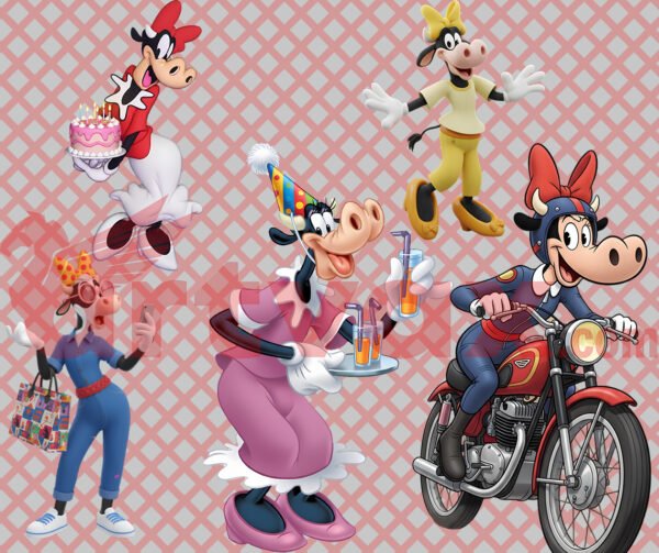 Clarabelle Cow Clipart Bundle