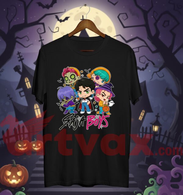 Huntrix Saja Boys Halloween PNG